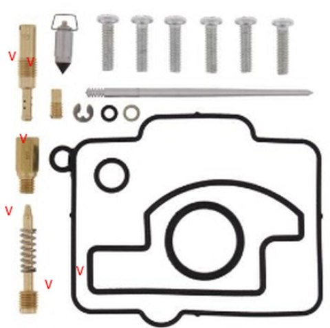 BEARING WORX ZESTAW NAPRAWCZY GAŹNIKA KAWASAKI KX 250 01