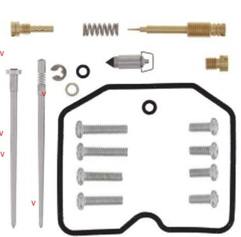 BEARING WORX ZESTAW NAPRAWCZY GAŹNIKA KAWASAKI KLX 300 R 97-07