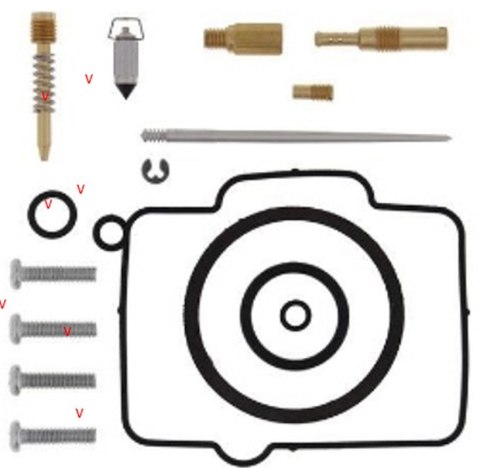 BEARING WORX ZESTAW NAPRAWCZY GAŹNIKA SUZUKI RM 250 00