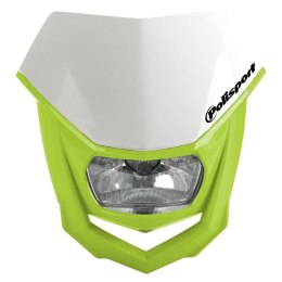 POLISPORT LAMPA PRZEDNIA MODEL HALO ŻARÓWKA HALOGENOWA KOL. BIAŁY/FLUO