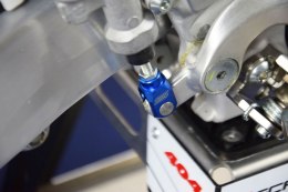 SCAR RACING KOŃCÓWKA OŚKI POMPY HAMULCOWEJ TYŁ YAMAHA YZ/YZF 125-450 BLUE