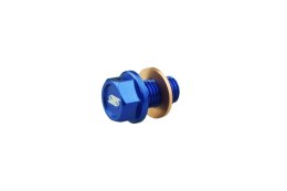 SCAR RACING KOREK SPUSTOWY OLEJU Z MAGNESEM YAMAHA YZ/YZF 125-450 BLUE