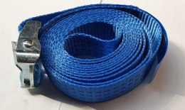 BIKETEC PAS TRANSPORTOWY 35 MM/4MB Z KLAMRĄ SAMOZACISKOWĄ BLUE HOMOLOGACJA