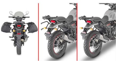 KAPPA STELAŻ POD TORBY SAKWY BOCZNE SZYBKIEGO MONTAŻU REMOVE-X ROYAL ENFIELD SCRAM 411 22-,