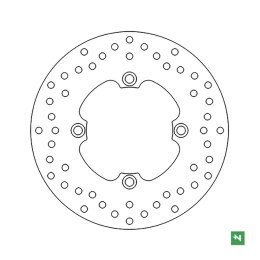 NEWFREN TARCZA HAMULCOWA TYŁ HONDA XL 600/650/700V TRANSALP 91-07; CB 500 9