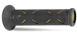 PROGRIP MANETKI PG717 ROAD 22+25MM, DŁ.122MM BLACK/ŻÓŁTY DWUSKŁ. 717-202