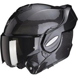 SCORPION KASK SZCZĘKOWY EXO-TECH CARBON SOLID BLACK KOLOR KARBON ROZMIAR M