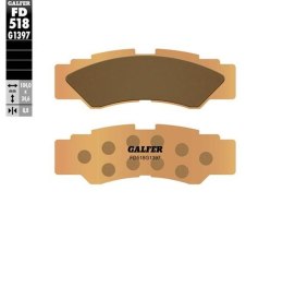 GALFER KLOCKI HAMULCOWE KH677 SPIEK METALICZNY ATV TYŁ YXE 1000 WOLVERINE 21-23 YXZ 16-23