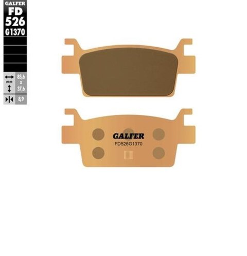 GALFER KLOCKI HAMULCOWE KH719 KAWASAKI KRX 1000 TERYX 20-23; KYMCO AK 550 1