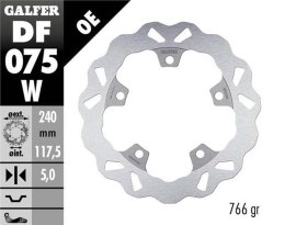 GALFER TARCZA HAMULCOWA TYŁ HONDA CTX 750N ABS 13-; NC 700S/X 12-14; 750S/X