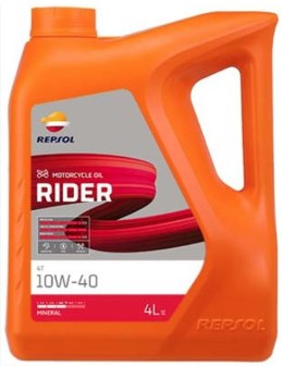 REPSOL OLEJ SILNIK RIDER 4T 10W40 4L MA2 MINERALNY 5 ZASTĘPUJE RP165N54