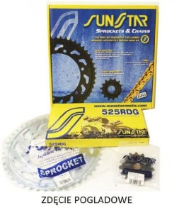 SUNSTAR ZESTAW NAPĘDOWY BMW S1000 RR 1000 12-15, S 1000RR ABS 14-18 PLUS ZŁ