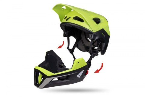 UFO KASK ROWEROWY MTB E-BIKE DEFCON-TWO Z WYPINANĄ SZCZĘKĄ SZARY/CZARNY L/X UFO KASK ROWEROWY MTB E-BIKE DEFCON-TWO Z WYPINANĄ SZCZĘKĄ SZARY/CZARNY L/X