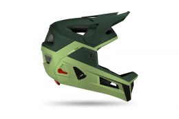 UFO KASK ROWEROWY MTB E-BIKE DEFCON-TWO Z WYPINANĄ SZCZĘKĄ ZIELONY/KHAKI L