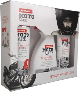 AUTOLAND MOTOCARE ZESTAW PREZENTOWY DLA MOTOCYKLISTY DO CZYSZCZENIA ŁAŃCUCH