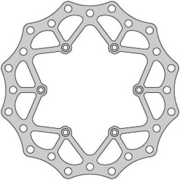 DELTA BRAKING TARCZA HAMULCOWA PRZÓD SUZUKI RM 125 88-10, 250 DRZ 01-07, YA