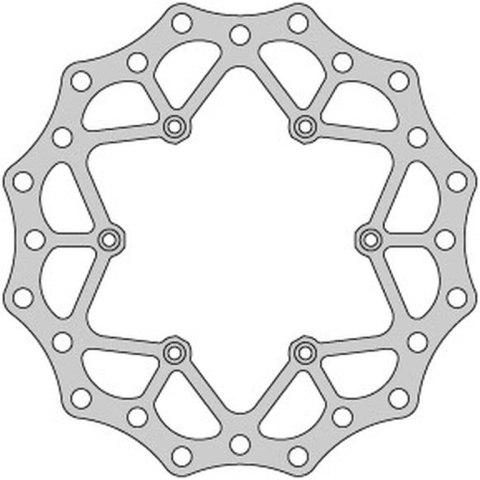 DELTA BRAKING TARCZA HAMULCOWA PRZÓD SUZUKI RM 125 88-10, 250 DRZ 01-07, YA