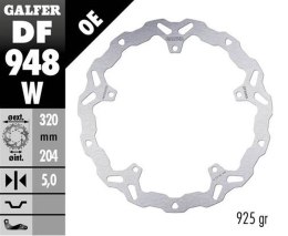 GALFER TARCZA HAMULCOWA PRZÓD KTM RC 125 22-23 200 390 22 23 WAVE FIXED 320X204X5MM