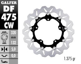GALFER TARCZA HAMULCOWA PRZÓD YAMAHA YZF-R6 17-23; YZF-R1 04-06; 15-23; FZ