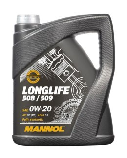 MANNOL OLEJ SILNIKOWY SAMOCHODOWY 0W20 LONGLIFE 508/509 5 LITRÓW