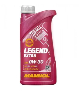 MANNOL OLEJ SILNIKOWY SAMOCHODOWY 0W30 LEGEND EXTRA ESTER C2/