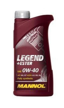 MANNOL OLEJ SILNIKOWY SAMOCHODOWY 0W40 LEGEND+ESTER 1 LITR