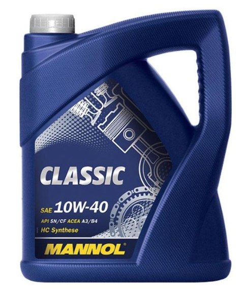 MANNOL 07/2023 OLEJ SILNIKOWY SAMOCHODOWY 10W40 CLASSIC SN/CH-4 4 LITRY MANNOL 07/2023 OLEJ SILNIKOWY SAMOCHODOWY 10W40 CLASSIC SN/CH-4 4 LITRY