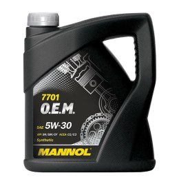 MANNOL OLEJ SILNIKOWY SAMOCHODOWY 5W30 ENERGY FORMULA OP 4 LITRY