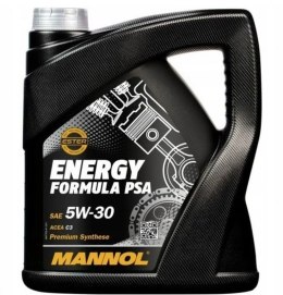 MANNOL OLEJ SILNIKOWY SAMOCHODOWY 5W30 ENERGY FORMULA OP 4 LITRY