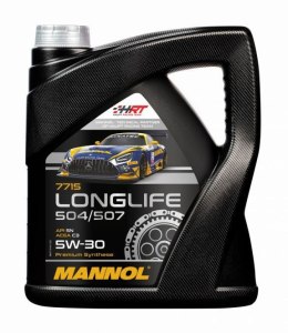MANNOL OLEJ SILNIKOWY SAMOCHODOWY 5W30 LONGLIFE 504/507 O.E.M