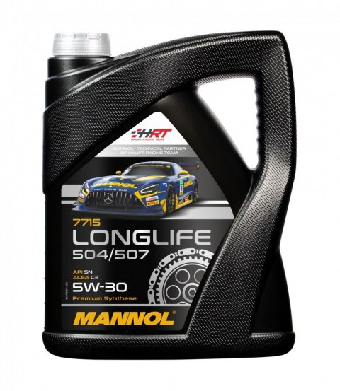 MANNOL OLEJ SILNIKOWY SAMOCHODOWY 5W30 LONGLIFE 504/507 O.E.M