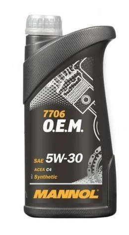 MANNOL OLEJ SILNIKOWY SAMOCHODOWY 5W30 O.E.M. FOR RENAULT RN