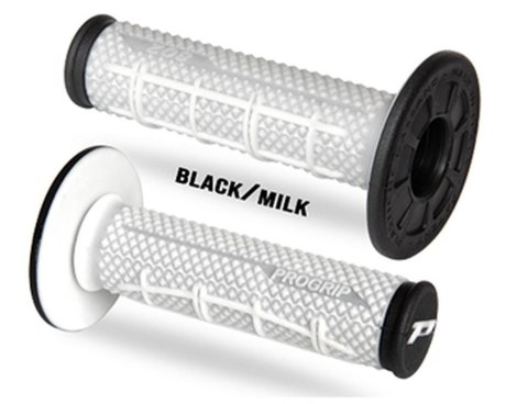 PROGRIP MANETKI PG802 22+25MM, DŁ.115MM BLACK/WHITE DWUSKŁADNIKOWE 802-395