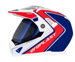 UFO KASK ARIES OFFROAD/DUAL/TOURER/CROSSOVER Z SZYBĄ, DASZKIEM I BLENDĄ PRZ
