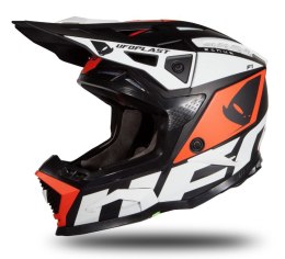 UFO KASK ECHUS CROSS KOLOR CZARNY/BIAŁY/POMARAŃCZOWY FLUO ` S ECE 22R06