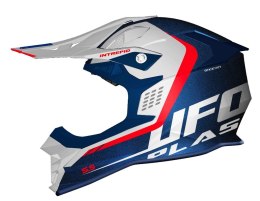 UFO KASK INTREPID CROSS KOLOR BIAŁY/NIEBIESKI/CZERWONY FLUO ` XL ECE 22R06