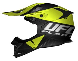 UFO 2023/07 KASK INTREPID CROSS UNI BLACK/ŻÓŁTY FLUO ROZM L -KOLEKCJA 2024