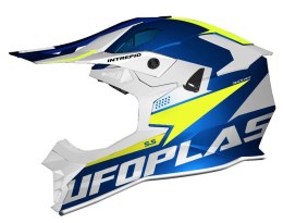 UFO KASK INTREPID CROSS KOLOR NIEBIESKI/BIAŁY/ŻÓŁTY FLUO ` L ECE 22R06