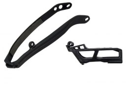 UFO 2023/08 KPL ŚLIZG + PROWADNICA ŁAŃCUCHA YAMAHA YZF 450 23-, UNI BLACK
