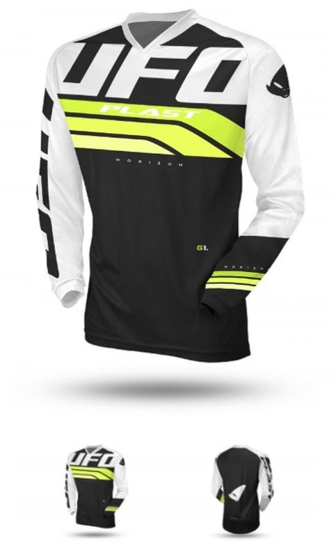 UFO KOSZULKA HORIZON JERSEY CROSS KOLOR CZARNY BIAŁY ŻÓŁTY FLUO ` XXXL UFO KOSZULKA HORIZON JERSEY CROSS KOLOR CZARNY BIAŁY ŻÓŁTY FLUO ` XXXL