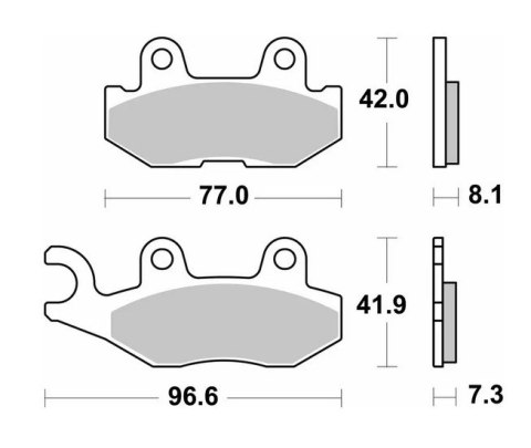 SBS KLOCKI HAMULCOWE KH675 OFF-ROAD SINTER ZŁOTY YAMAHA YXC/YXM VIKING WOLV SBS KLOCKI HAMULCOWE KH675 OFF-ROAD SINTER ZŁOTY YAMAHA YXC/YXM VIKING WOLV