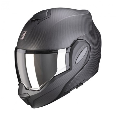 SCORPION KASK SZCZĘKOWY EXO-TECH CARBON SOLID MATT BLACK CZARNY MAT ROZM M