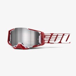 100 PROCENT GOGLE ARMEGA OVERSIZED DEEP -FLASH SILVER LENS - SZYBKA LUSTRO