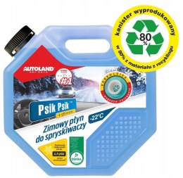 AUTOLAND PSIK PSIK-ZIMOWY PŁYN DO SPRYSKIWACZY-22°C Z KORKOLEJKIEM WYGODNEGO NALEWANIA 4, 5L