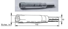 BUZZETTI KLUCZ DO ŚWIEC ZAPŁONOWYCH HONDA 14MM 110MM