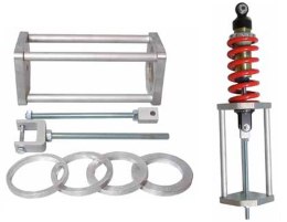 BUZZETTI NARZĘDZIE DO ŚCISKANIA SPRĘŻYN AMORTYZATORÓW Z ADAPTERAMI 60MM 66MM 72MM 75MM