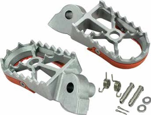 BUZZETTI PODNÓŻKI PEGI KTM SX 50 14-22 65 11-22 85 03-17 SXF 125 250 350 450 98-16 STAL NIERDZEWNA W KOMPL