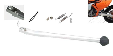 BUZZETTI STOPKA BOCZNA KTM EGS EXC 125 200 250 300 380 98-07 450 520 525 03-07 ALUMINIOWA