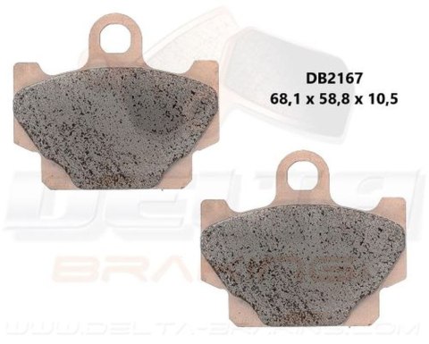 DELTA BRAKING KLOCKI HAMULCOWE PRZÓD KH81-ZASTĘPUJĄ DB2167MX-D I DB2167QD-D XV 250 VIRAGO 89-94, SR 125 92-96, 25 DELTA BRAKING KLOCKI HAMULCOWE PRZÓD KH81-ZASTĘPUJĄ DB2167MX-D I DB2167QD-D XV 250 VIRAGO 89-94, SR 125 92-96, 25