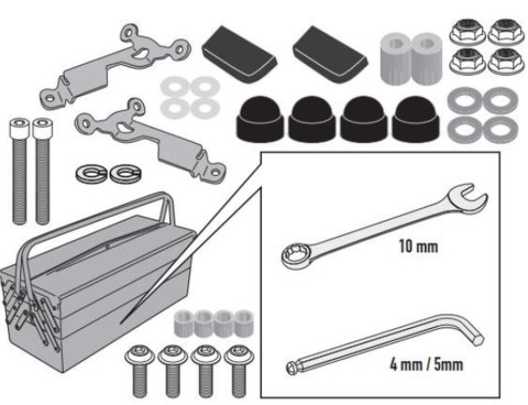 KAPPA 2023/10 MOCOWANIE SZYBY 2166AK HONDA CB 750 HORNET '23,
